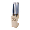 Laguiole Laguiole 6 Steak Knives 'Classic' Nordic Mix