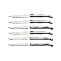 Laguiole 6 Steak Knives 'Classic' Steel