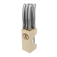 Laguiole 6 Steak Knives 'Classic' Steel