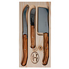 Laguiole Laguiole Classic 3 Cheese knives Olive wood