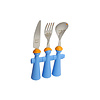 Kom Amsterdam Puppets 3-piece Children's Cutlery Blue