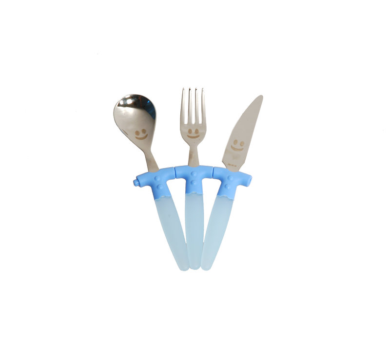 Trebimbi 3-piece Children's Cutlery Blue