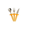 Kom Amsterdam Trebimbi 3-piece Children's Cutlery Orange