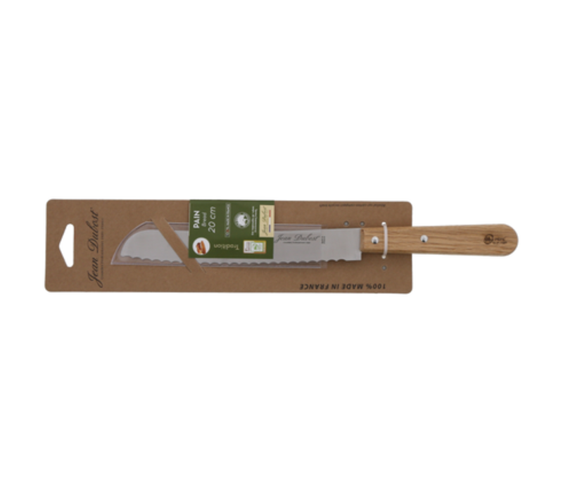 SL 2130 Jean Dubost couteau à pain 20 cm bois de chêne