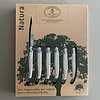 Laguiole Laguiole 6 Steak Knives 'Natura' White