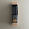 Laguiole Laguiole 6 Steak Knives 'Classic' New Age Black in Knife Block