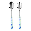 Multi Colour Salad Servers Primula Blue