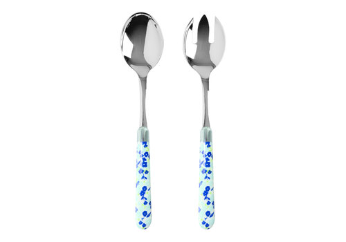 Multi Colour Salad Servers Primula Blue