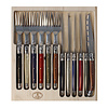 Laguiole Laguiole 6 Steak Knives & 6 Forks 'Classic' Autumn