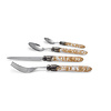 Murano Venezia 24-piece Dinner cutlery "Gold" in Box