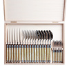 Laguiole Laguiole Exclusive Cutlery set 24-piece Light Horn Effect