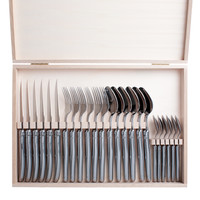 Laguiole Exclusive Cutlery set 24-piece Stainless Steel