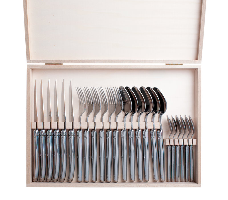 Laguiole Exclusive Cutlery set 24-piece Stainless Steel
