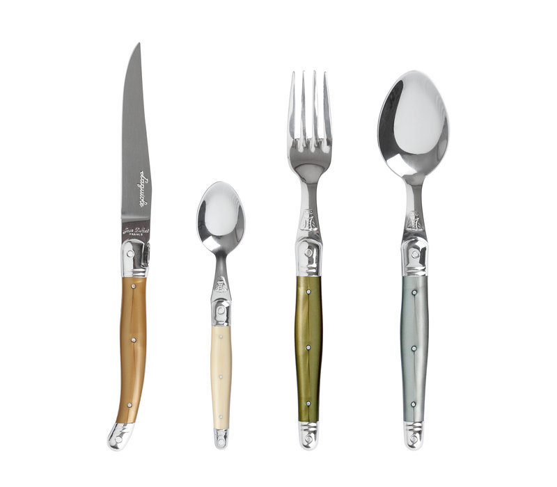 Laguiole Exclusive Cutlery set 24-piece Mineral