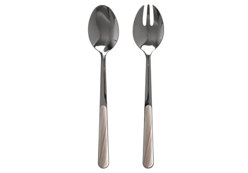 Wood Style Salatbesteck "Ahorn"