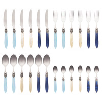 Murano 24-piece Dinner Cutlery 'Sea Mix' in Box