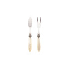 Murano Murano 2-piece Fish Cutlery Cream