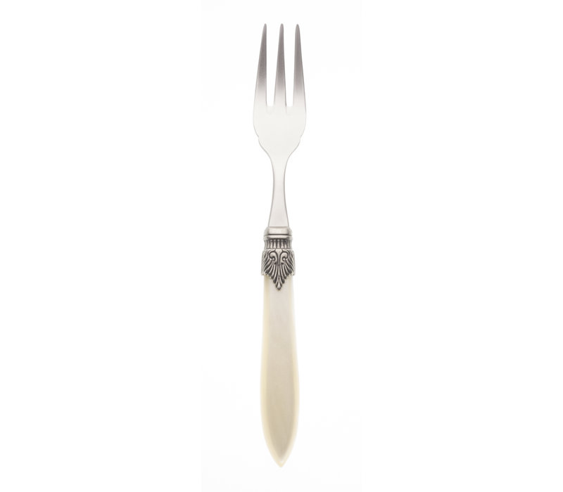 Murano Fish Fork Cream