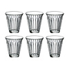 La Rochére Rochère Set 6 Kaffee-/Wassergläser 19 cl Zink