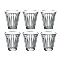 Rochère Set 6 Kaffee-/Wassergläser 19 cl Zink