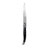 Laguiole Classic 6 Steak Knives & 6 Forks Black