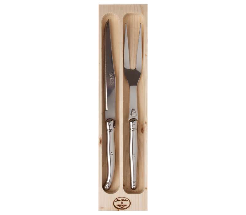 Laguiole Classic Carving Set Steel