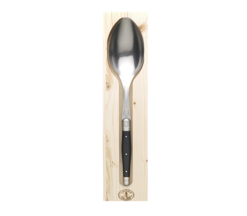 Laguiole Classic Serving Spoon Black