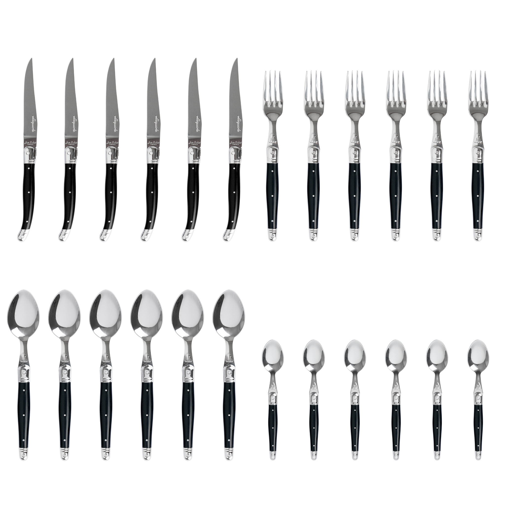 Laguiole 24piece cutlery set 1.2mm ivory Kom Amsterdam
