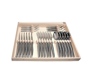 Laguiole Style de Vie Cutlery Set Couvert Premium Line Treasure 24-Piece