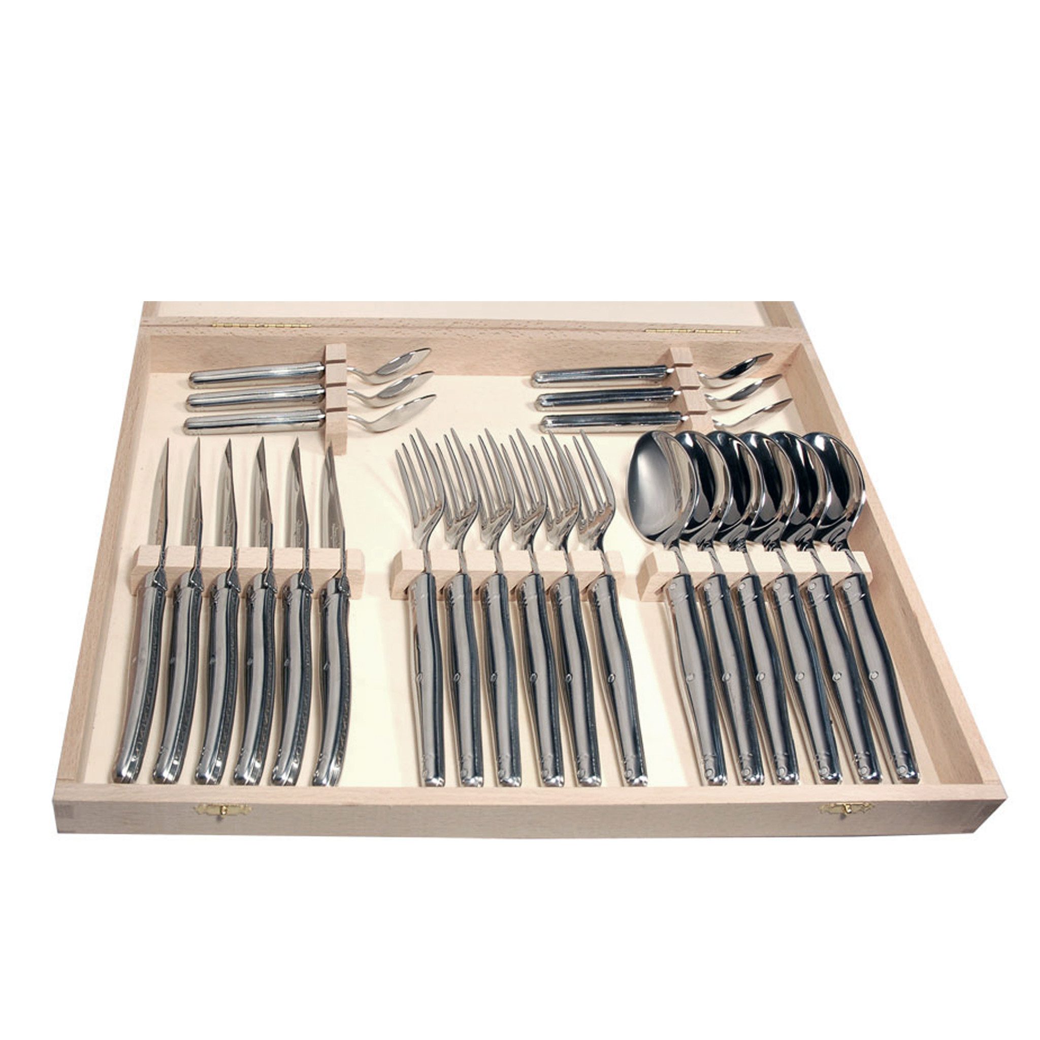 Laguiole 24piece cutlery set 1.2mm ivory Kom Amsterdam