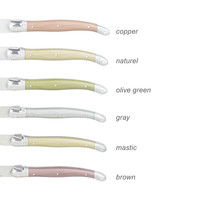 Laguiole Premium 6 Steak Knives & 6 Forks Mineral