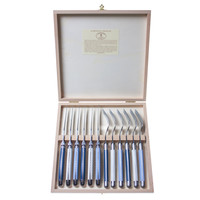 Laguiole Premium 6 Couteaux Steak & 6 Fourchettes Nordic