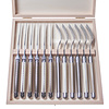 Laguiole Laguiole Premium 6 Couteaux Steak & 6 Fourchettes Linen