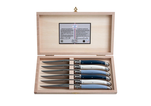Laguiole Laguiole Premium 6 Steakmesser Nordic