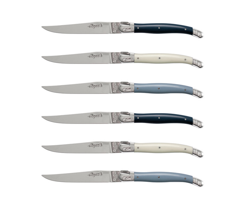 Laguiole Premium 6 Steakmesser Nordic