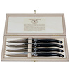 Laguiole Laguiole Premium 4 Steakmesser Schwarz