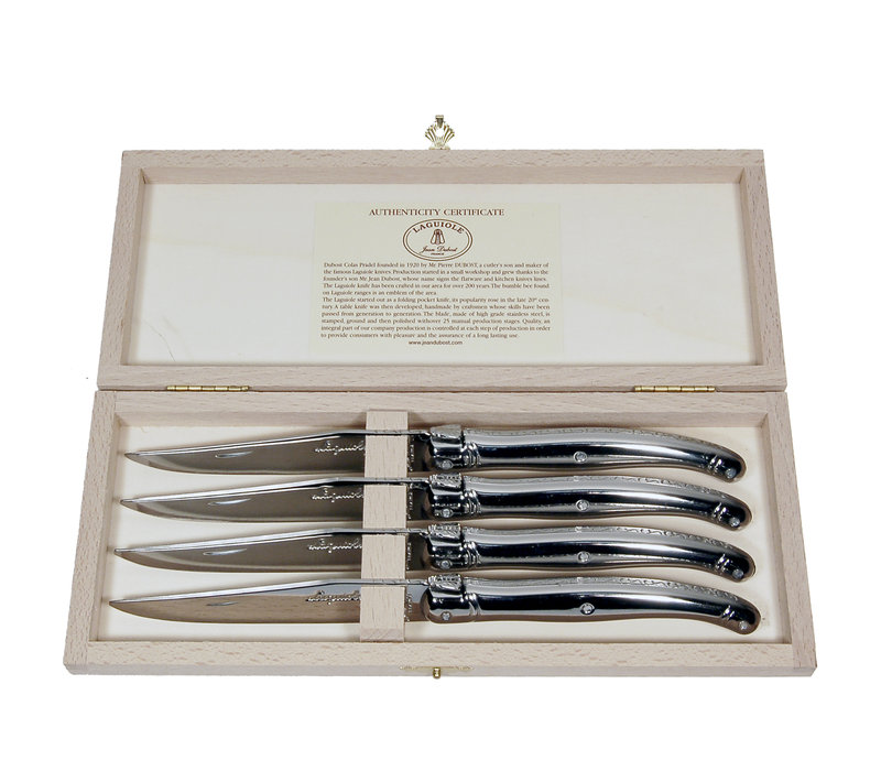 Laguiole Premium 4 Steak Knives Stainless Steel