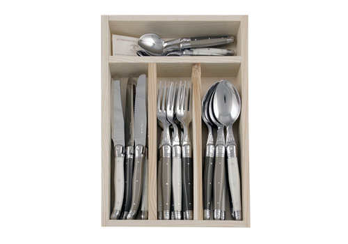 Laguiole Laguiole Classic Cutlery set 24-piece Linen