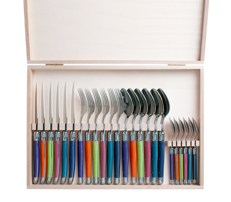 Laguiole Exclusive Cutlery set 24-piece Provence