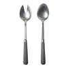 Kom Amsterdam Chestnut Salad Server Grey