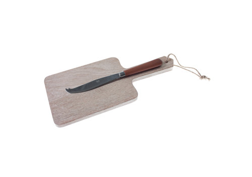 Chestnut Kastanien Käsemesser Braun mit Käsebrett