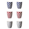 Dépôt d'Argonne Dépôt d'Argonne Set mit 6 Cup Damier, Mix Rot, Blau, Grau