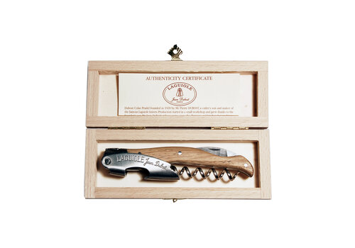 Laguiole Laguiole Premium Sommelier Eikenhout in Kistje