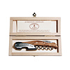 Laguiole Couteau Sommelier Laguiole dans Boîte Cadeau en Bois – Fabriqué à 100% en France | Manche en Bois de Genévrier de Qualité