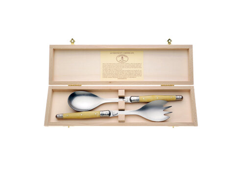 Laguiole Laguiole Premium Salad Servers Light Horn Effect