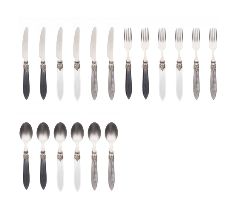 Murano 18-piece Dinner Cutlery Loft Mix