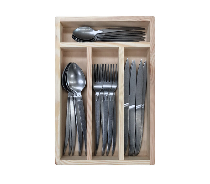 Alcatraz 24 Piece Cutlery Set