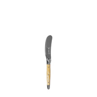 Laguiole Premium 4 Couteaux à Beurre Façon Corne Clair