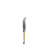 Laguiole Premium 2 Butter Knives & 2 Cheese Knives Light Horn Effect