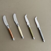 Laguiole Premium 2 Butter Knives & 2 Cheese Knives Mineral